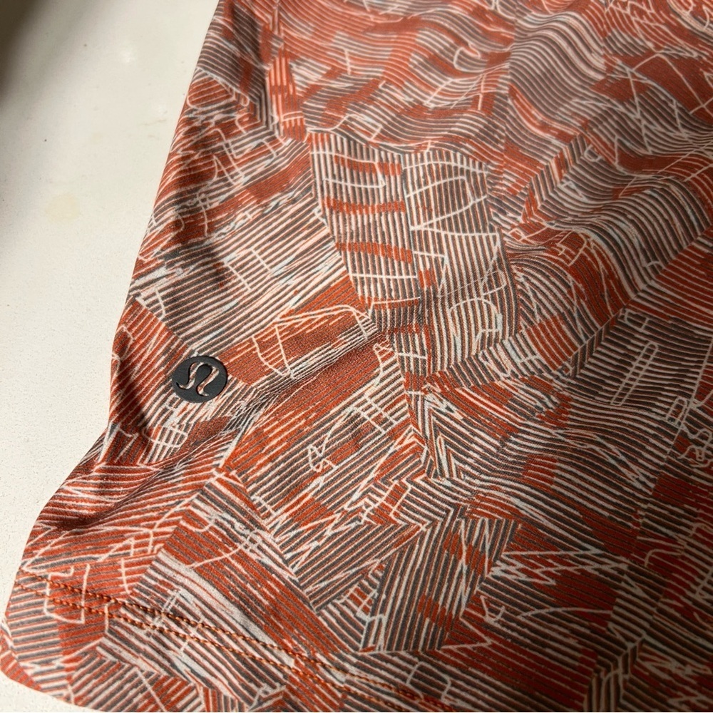 lululemon athletica Men's Athletic Shorts - Orange Pattern